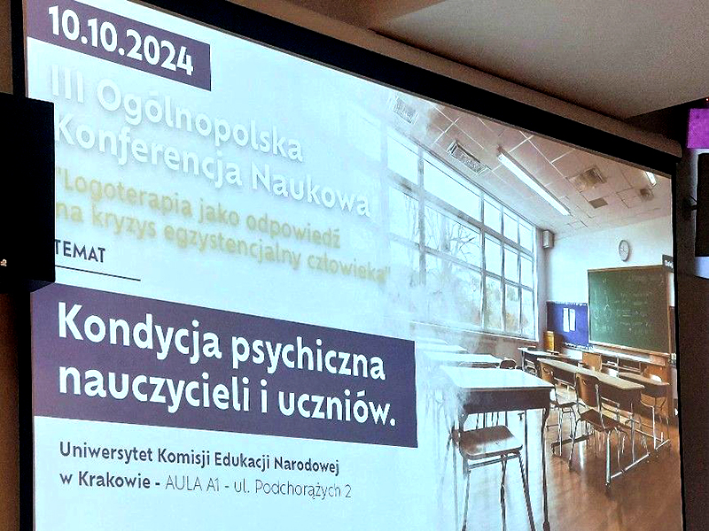 III ogolnopolska konferencja naukowa logoterapia jako odpowiedz na kryzys egzystencjalny czlowieka